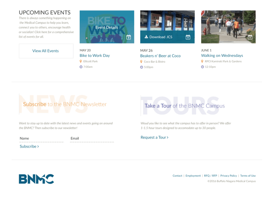 buffalo niagara medical campus news tours