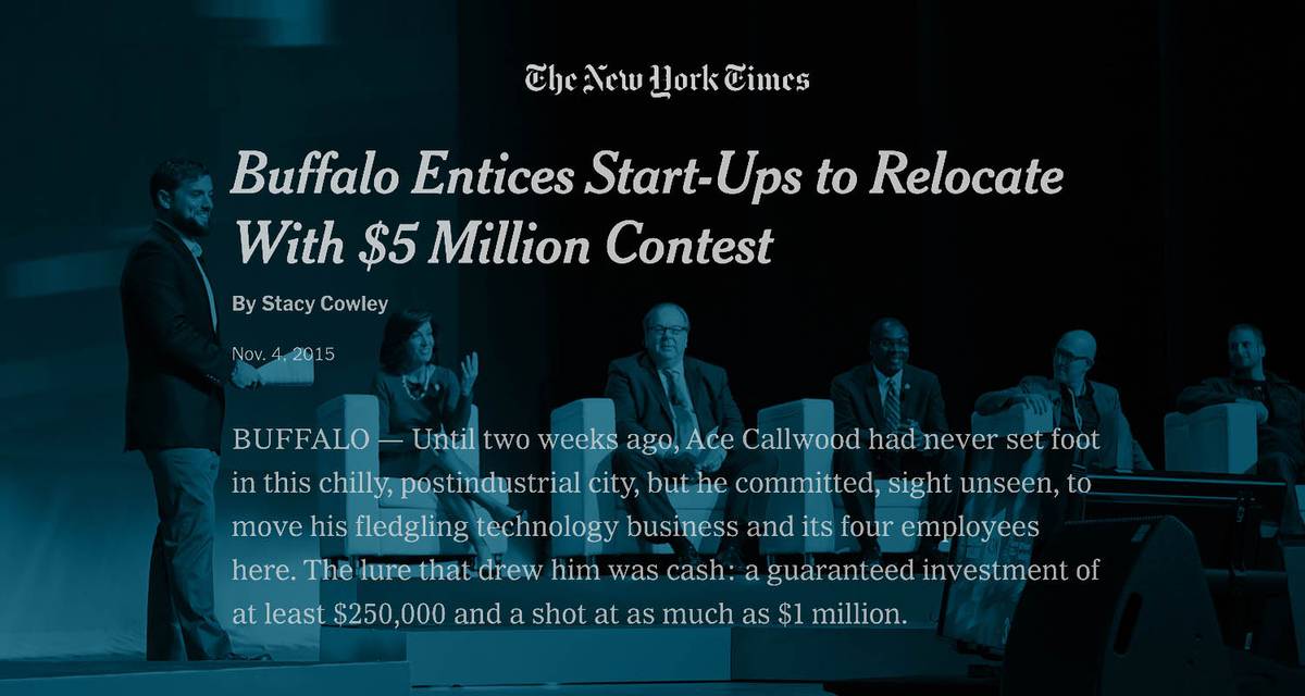 New York Times Article Highlighting 43 North