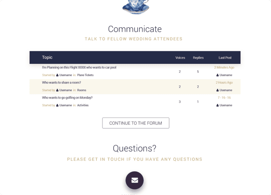 blog post with blue heading bar and teacup illustration