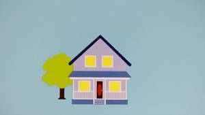 Illustration of single family home