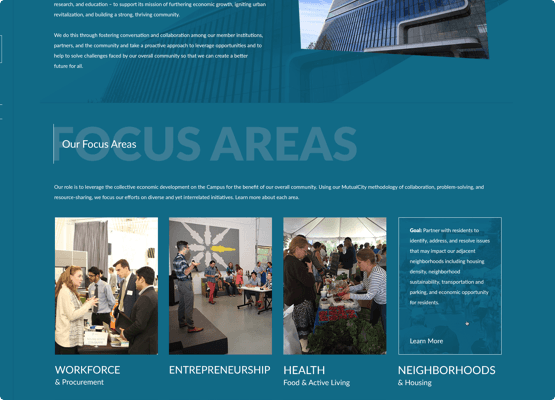 buffalo niagara medical campus focus areas