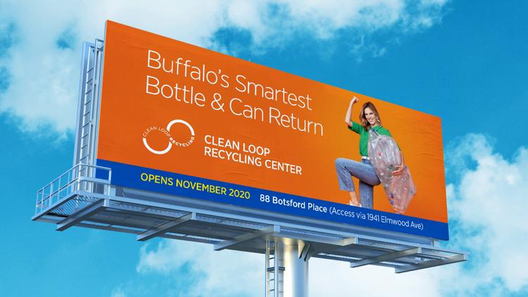 Clean Loop Recycling Center Billboard Mockup