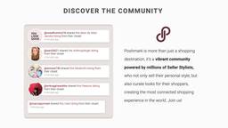 screenshot of poshmark website