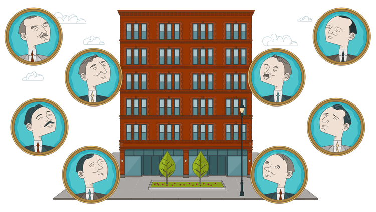 illustration of building