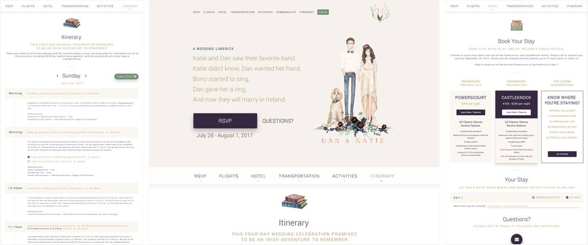 website mockups
