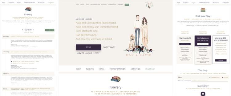 website mockups