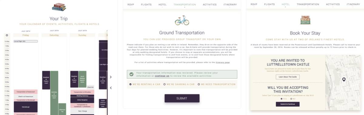 website mockups