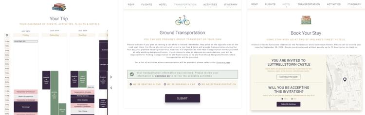 website mockups