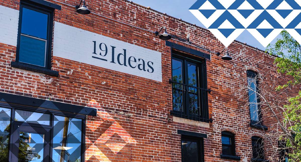 outside of 19 ideas office building