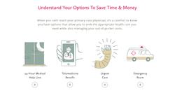 independent health website mockup