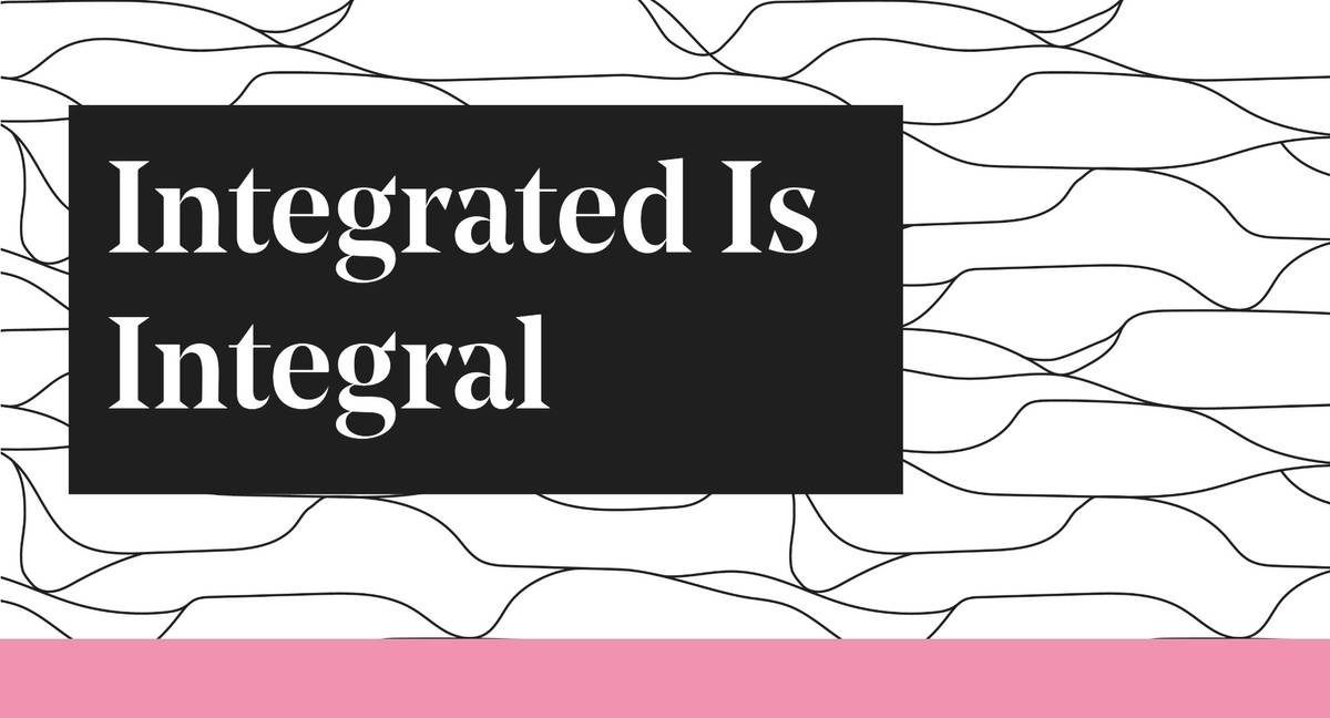 integrated in integral