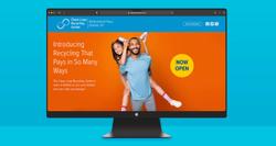 Clean Loop Recycling Center Desktop Website Mockup