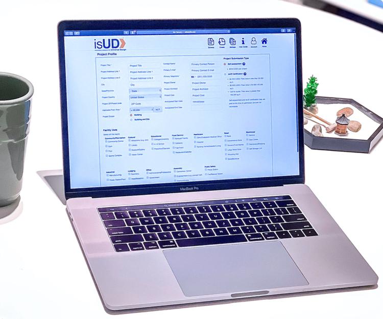 screenshot of administrative screen of application