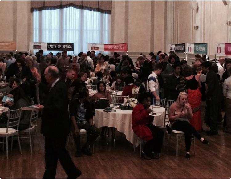 photo of people at food event