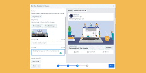 Screenshot of facebook ad dashboard