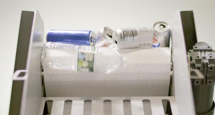 Recycled Bottles and Cans Being Returned