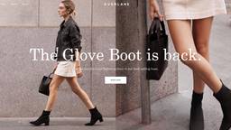 screenshot of everland website featuring 2 female models walking on street