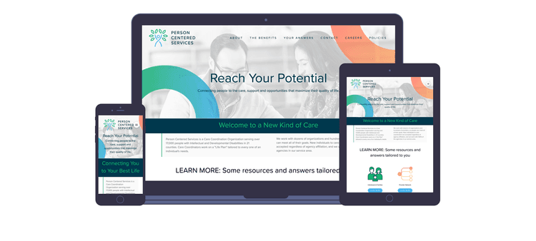 collection of screenshots of website